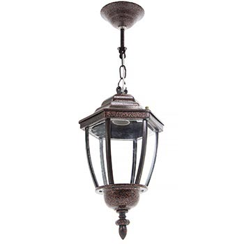 چراغ آويز حياطی مسی