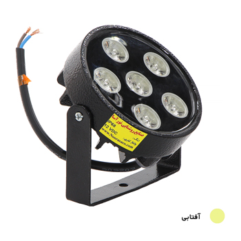 چراغ استخری 6 وات رنگ نور آفتابی