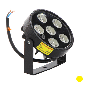 چراغ استخری 6 وات رنگ نور زرد