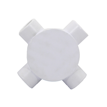 چراغ &nbsp;دکوراتیو لوله کوتاه بدنه سفید &nbsp;4 طرفه کد 4-204