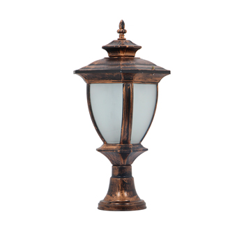 چراغ سردری حیاطی مسی مدل نگین