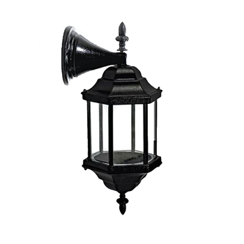 چراغ دیواری حیاطی مشکی مدل سورنا