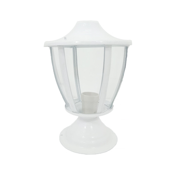 چراغ سردری حیاطی سفید مدل کلاسیک