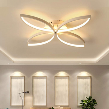 لوستر سقفی مدل پروانه سفید