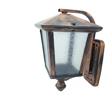چراغ دیواری حیاطی مسی مدل النا