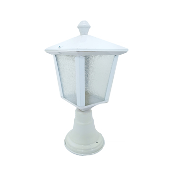 چراغ سردری حیاطی سفید مدل النا