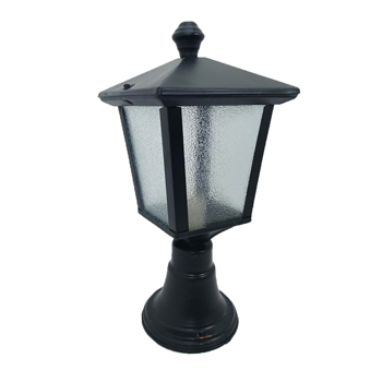 چراغ سردری حیاطی مشکی مدل النا