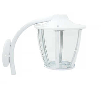 چراغ ديواری حياطی فلزی سفيد