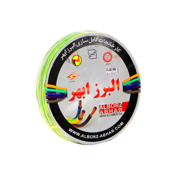 سيم برق افشان 1 در 1/5 ارت حلقه 100 متری