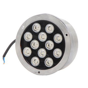 چراغ استخری 12 وات توکار رنگ نور سفید