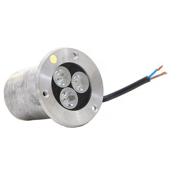 چراغ استخری 3 وات توکار رنگ نور آفتابی