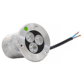 چراغ استخری 3 وات توکار رنگ نور سبز