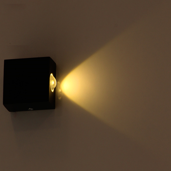 چراغ دکوراتیو مربع یک طرفه کد 1-201