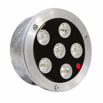 چراغ استخری 6 وات توکار قرمز