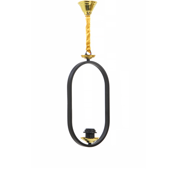 آویز لوستر تک شعله مدل بیضی