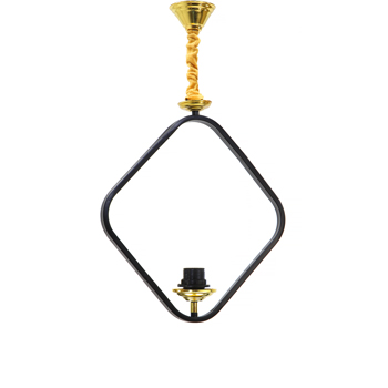 آویز لوستر تک شعله مدل لوزی