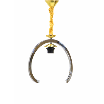 آویز فنری کروم یک شعله