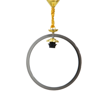 آویز رنگ کروم مدل دایره