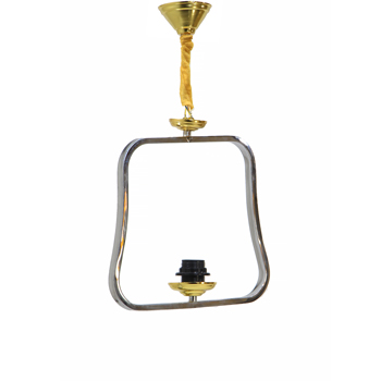 آویز رنگ کروم مدل مربع