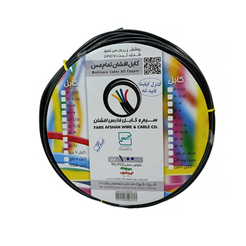 کابل برق افشان 5 در 2/5 حلقه 100 متری