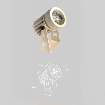 چراغ نمایی 3 وات رنگ نور نچرال